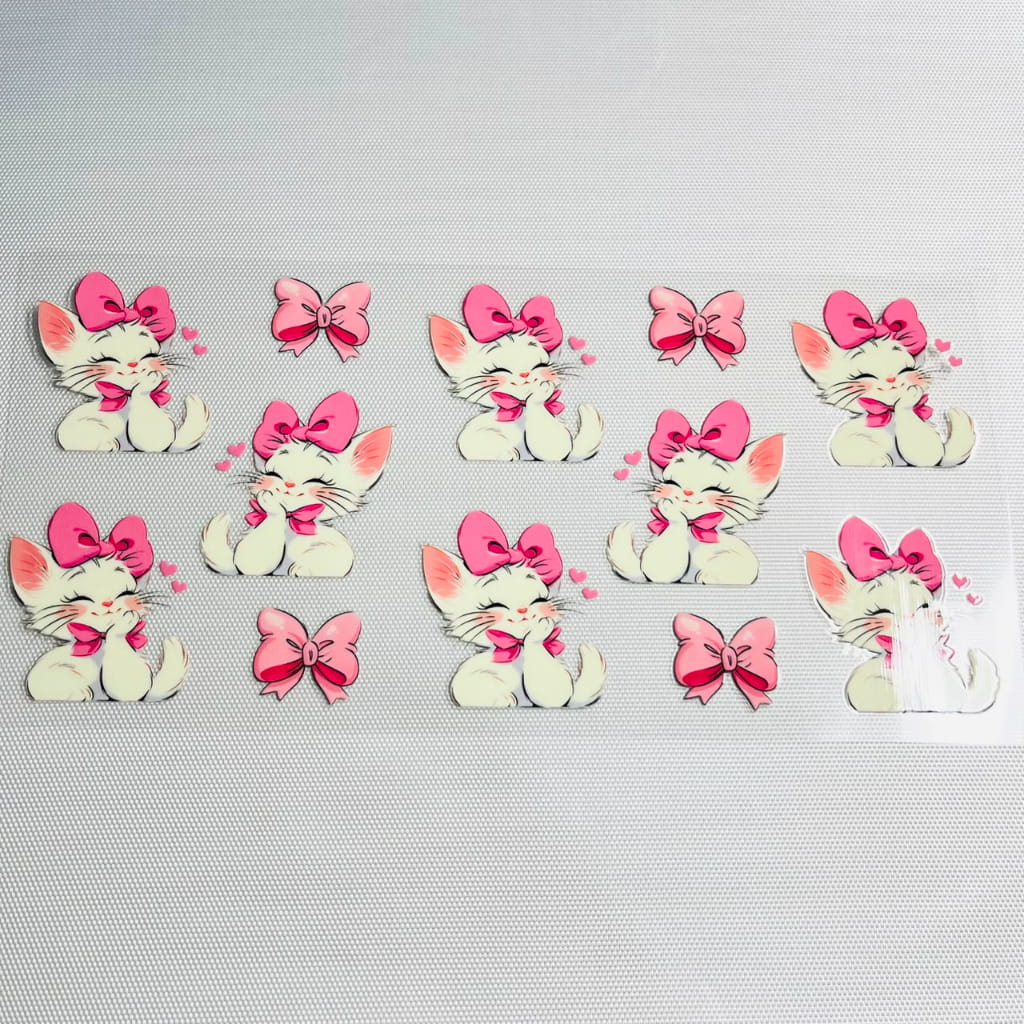 16oz UVDTF Cup Wraps, Cartoon , Marie Cat