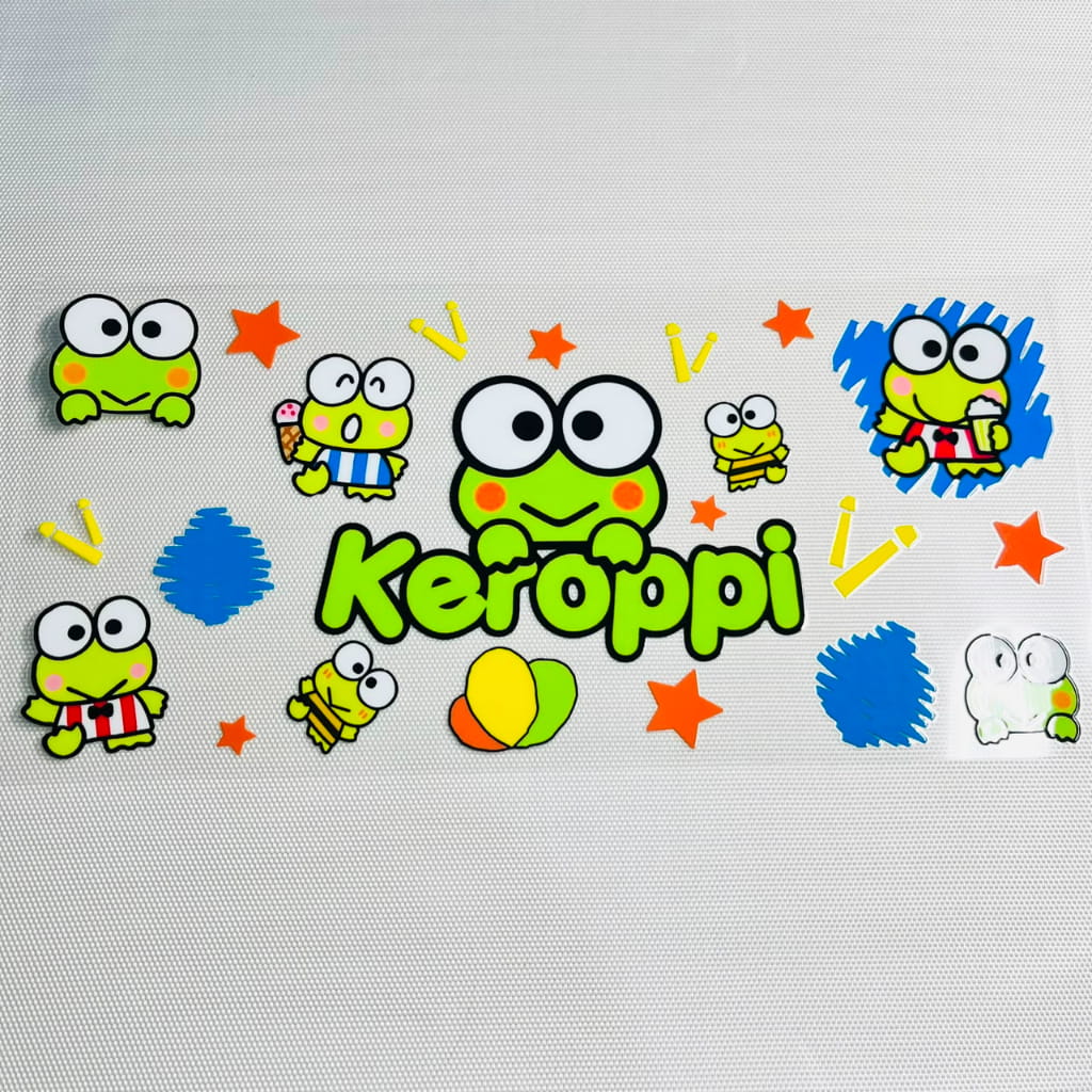 16oz UVDTF Cup Wraps,Cartoon ,Sanrio ,Keroppi