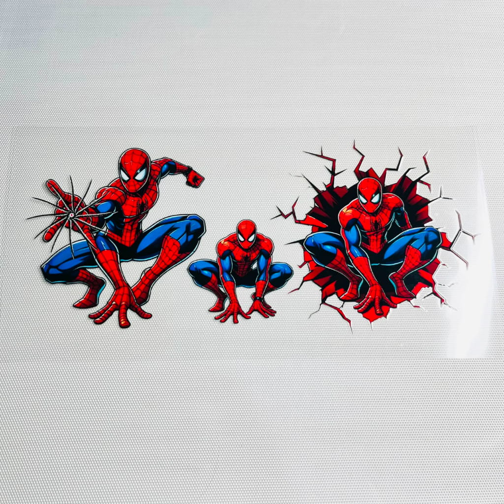 16oz UVDTF Cup Wraps, Cartoon , Hero , Spiderman