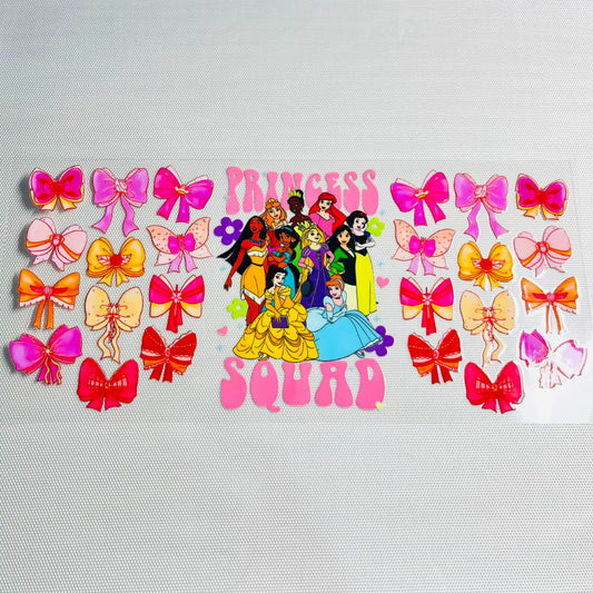 16oz UVDTF Cup Wraps,Cartoon Princess