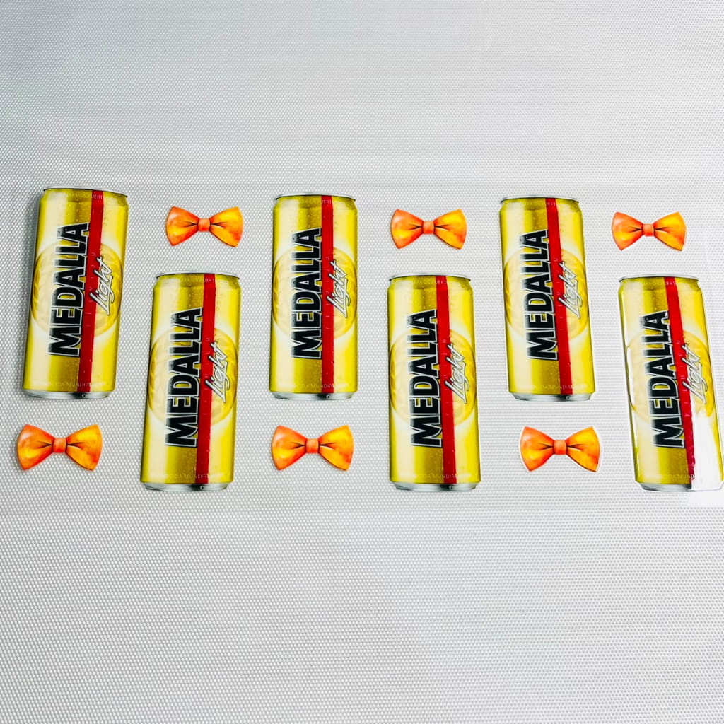 16oz UVDTF Cup Wraps ,Drinks ,Medalla