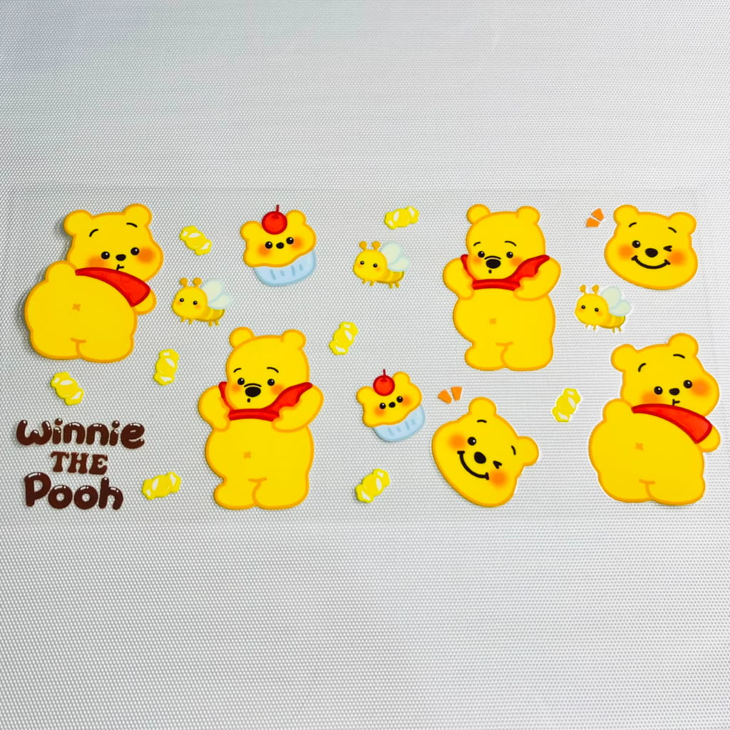 16oz UVDTF Cup Wraps,Cartoon ,Winnie Pooh