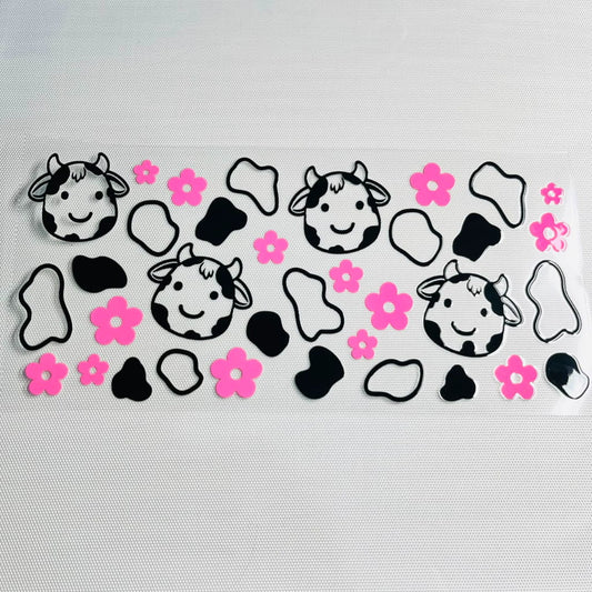 16oz UVDTF Cup Wraps, Animal ,Cow