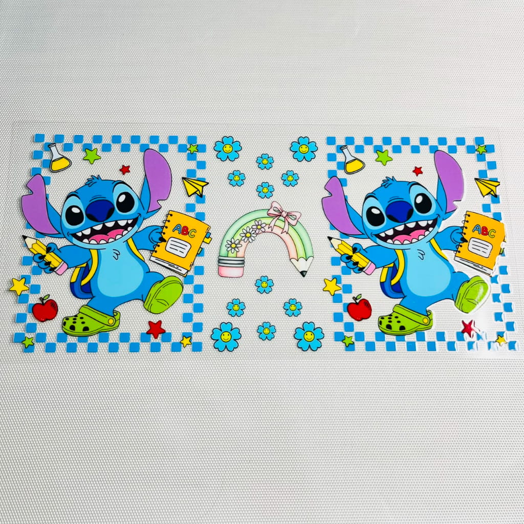 16oz UVDTF Cup Wraps, Cartoon ,Stitch