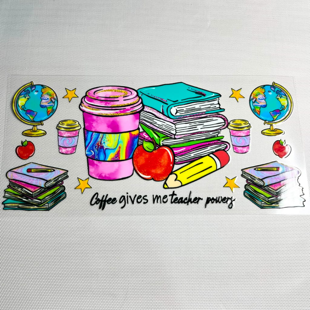 16oz UVDTF Cup Wraps, Teacher