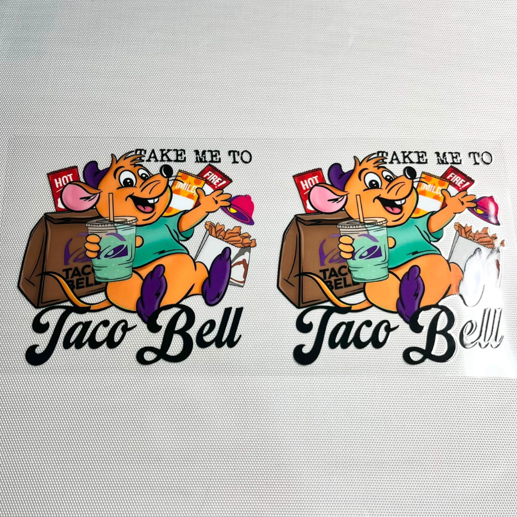 16oz UVDTF Cup Wraps, Cartoon ,Gus Gus