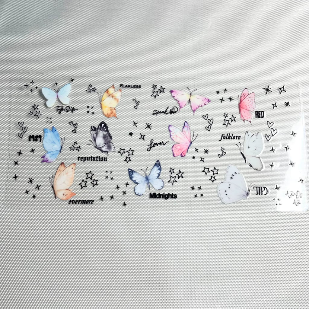 16oz UVDTF Cup Wraps, Animal ,Butterfly