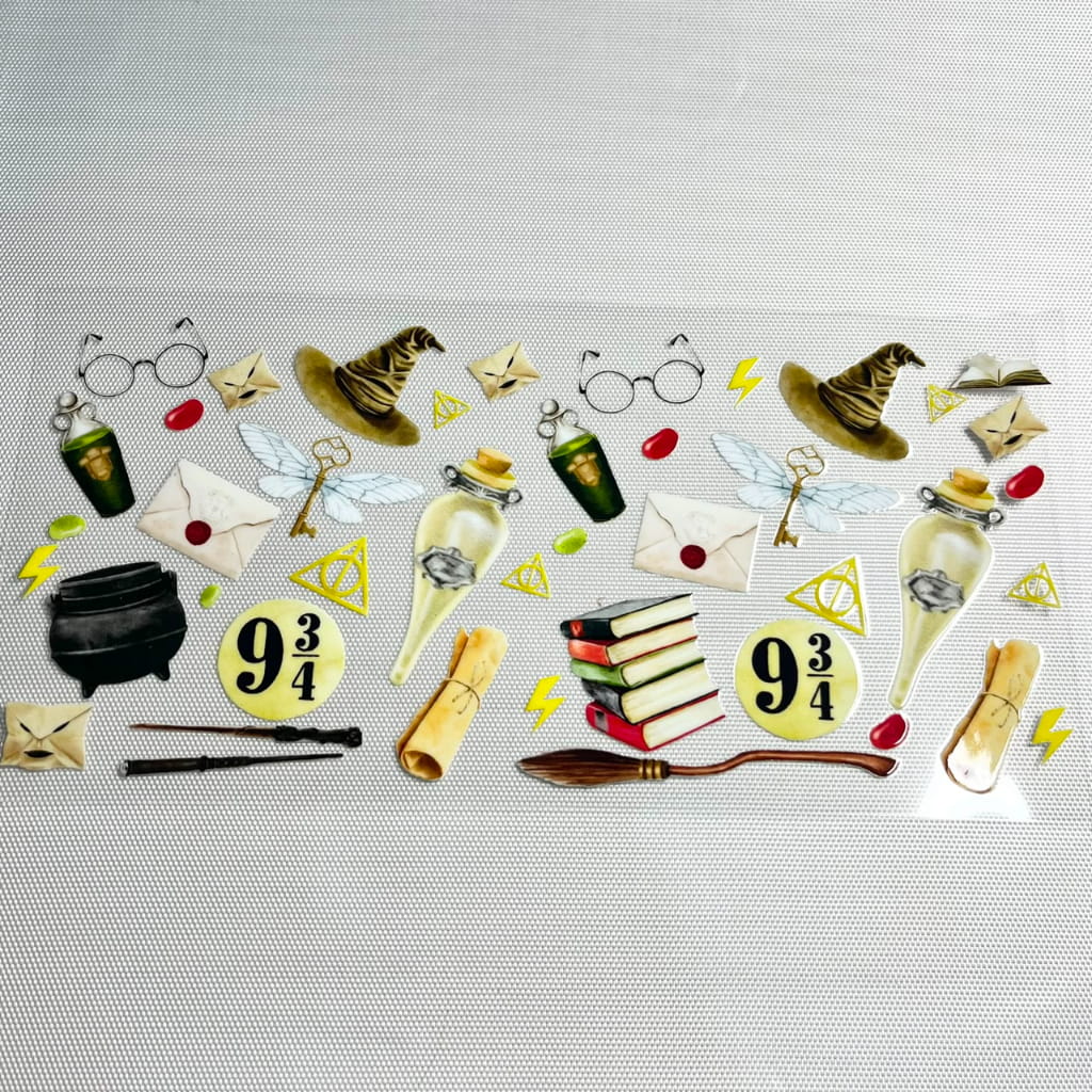 16oz UVDTF Cup Wraps, Cartoon , Harry Potter