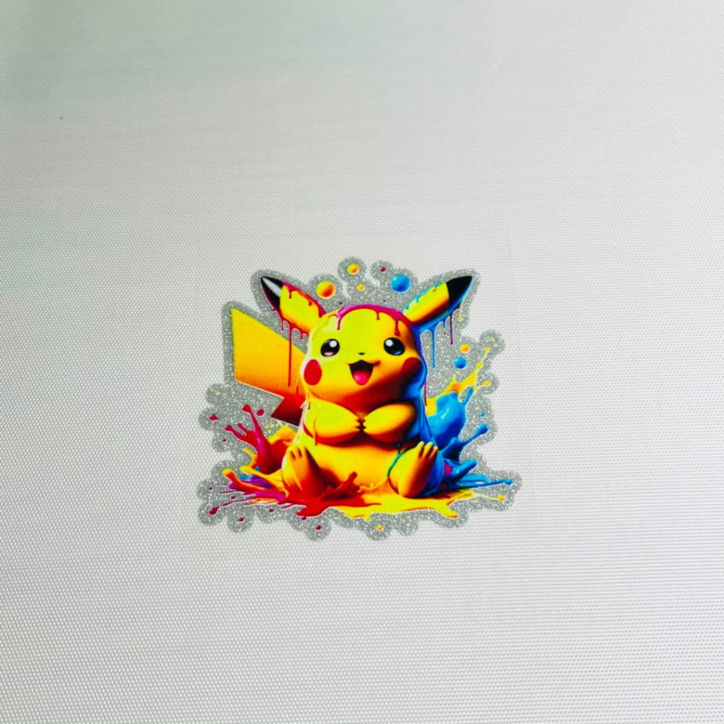 4inch Decals Shiny Glitter Cup Wraps, Water Proof,Cartoon ,Japanese Anime , Pokemon
