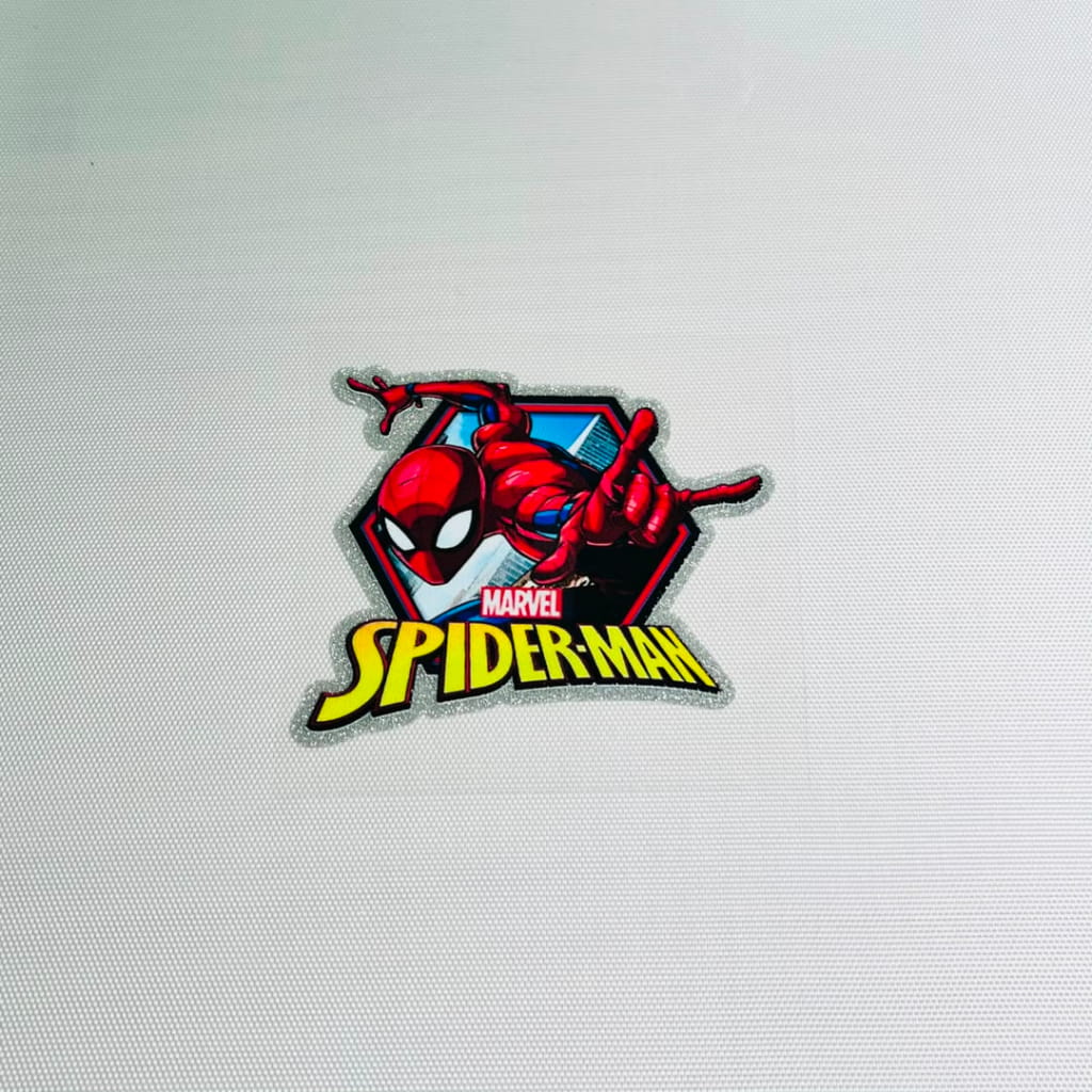 4inch Decals Shiny Glitter Cup Wraps, Water Proof, Cartoon ,Hero , Spiderman