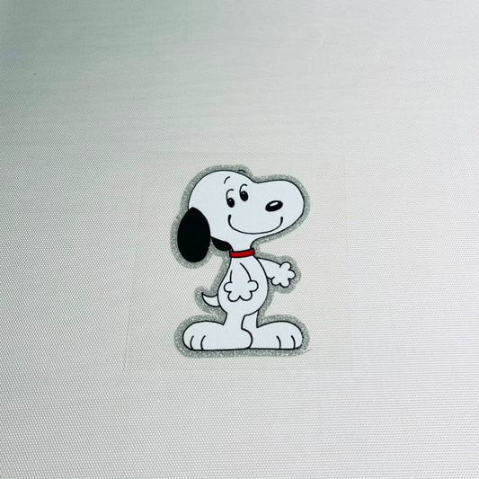 4inch Decals Shiny Glitter Cup Wraps, Water Proof,Cartoon ,Snoopy