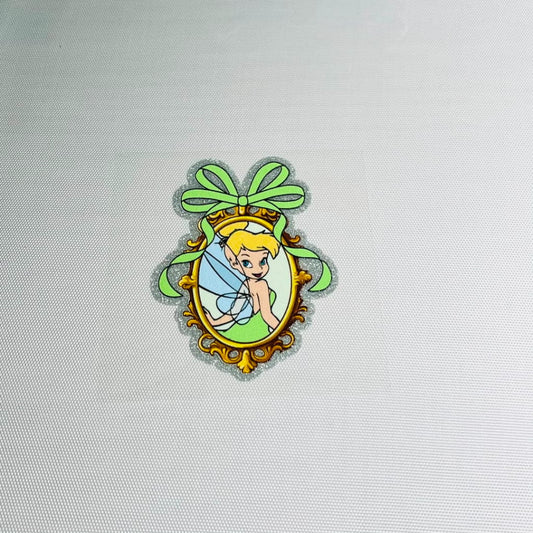 4inch Decals Shiny Glitter Cup Wraps, Water Proof,Cartoon ,Princess,Tinker Bell