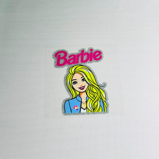 4inch Decals Shiny Glitter Cup Wraps, Water Proof, Cartoon ,Barbie