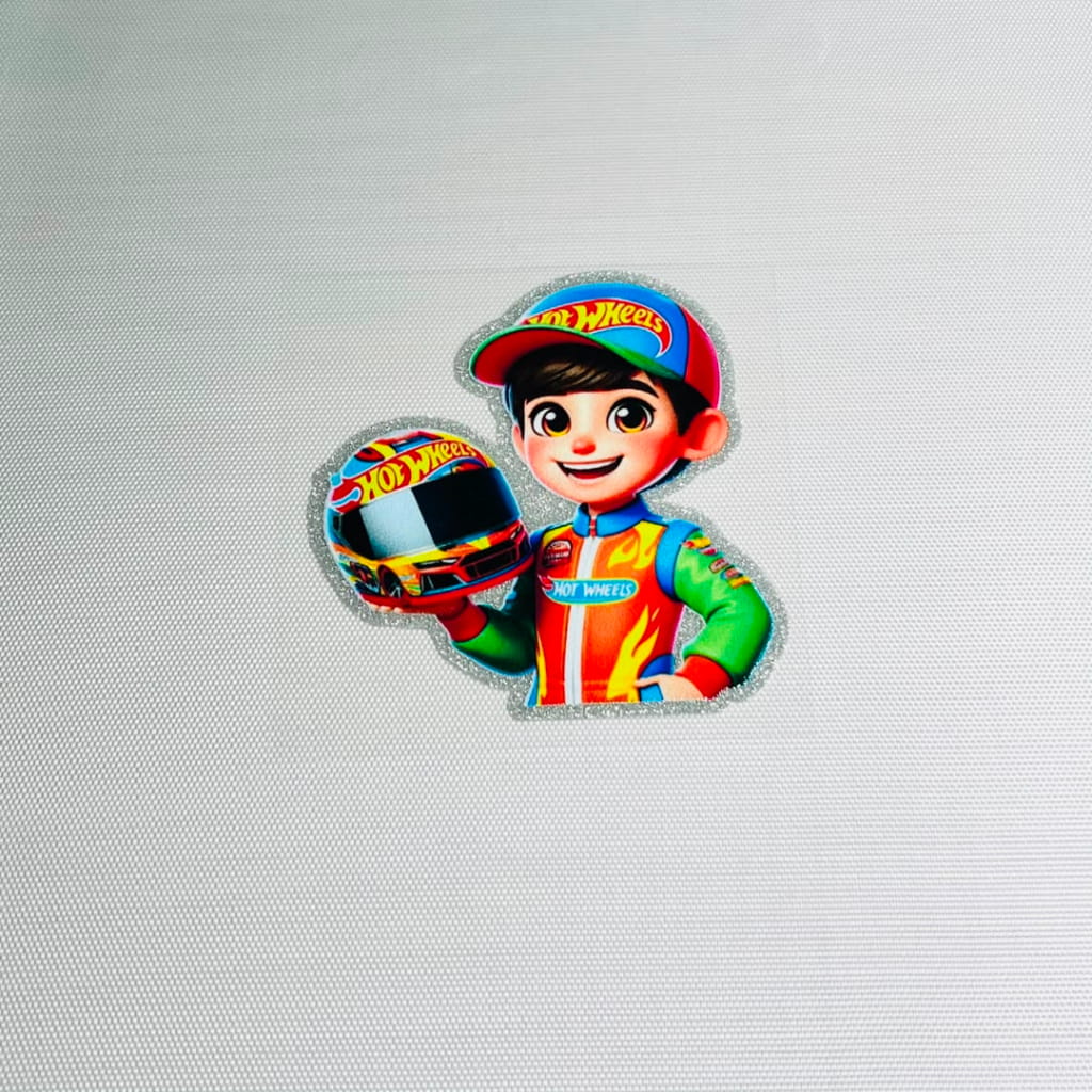 4inch Decals Shiny Glitter Cup Wraps, Water Proof, Cartoon, Hotwheels
