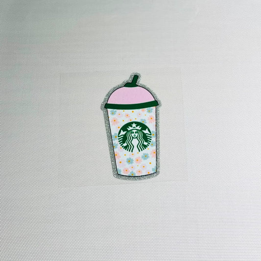 4inch Decals Shiny Glitter Cup Wraps, Water Proof, Starbucks, Drinking