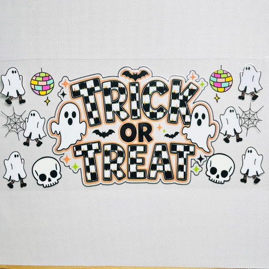 16oz UVDTF Cup Wraps,Halloween, Horroible ,Ghost