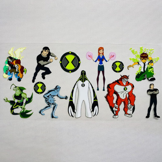 16oz UVDTF Cup Wraps, Cartoon ,Ben 10