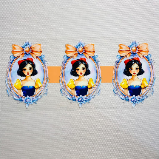 16oz UVDTF Cup Wraps,Cartoon , Princess ,Snow White