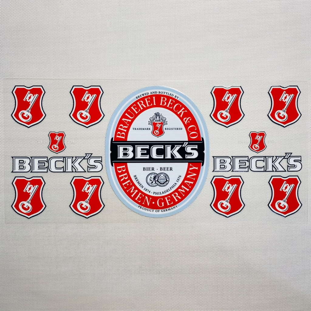 16oz UVDTF Cup Wraps,Drinking Beer ,Becks
