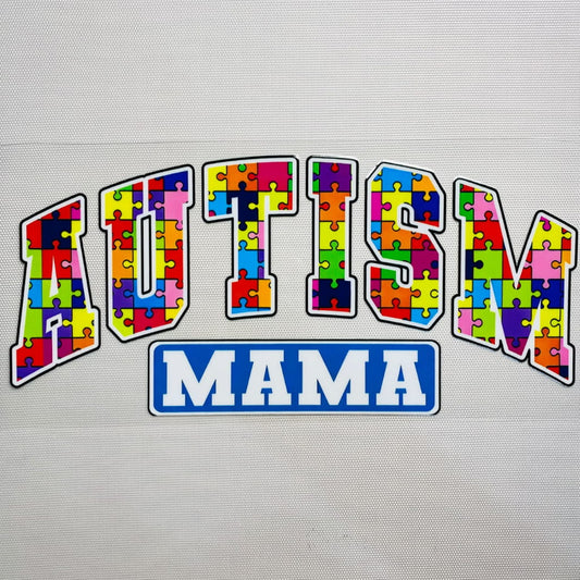 16oz UVDTF Cup Wraps, Autism ,Mom & Mama